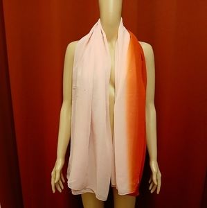 Red and Pink Jeweled Scarf/Wrap​​​